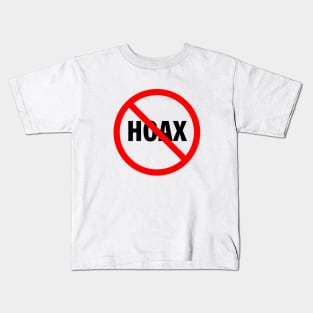 Simple Stop hoax symbol Kids T-Shirt